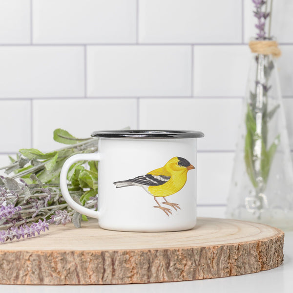 American Goldfinch 10 oz. Camp Mug