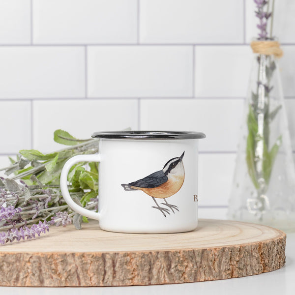 Red-breasted Nuthatch 10 oz. Camp Mug
