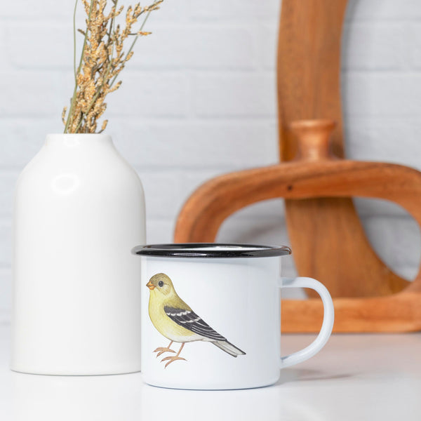 American Goldfinch 10 oz. Camp Mug