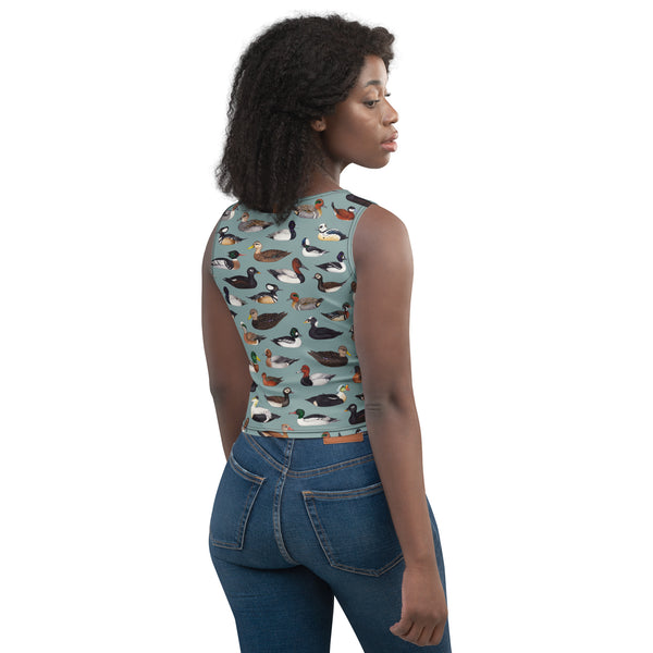 Ducks Sleeveless Crop Top