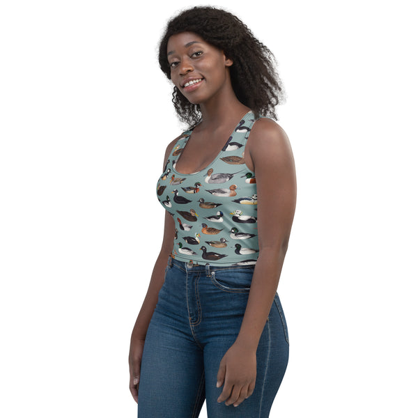 Ducks Sleeveless Crop Top
