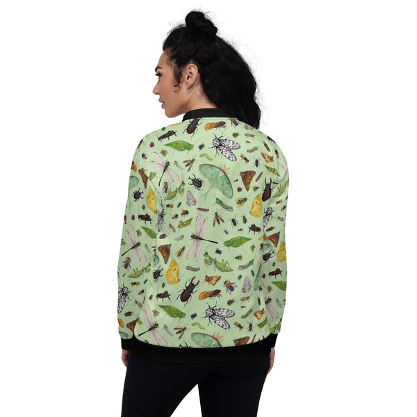 Insects (Black) Unisex Jacket