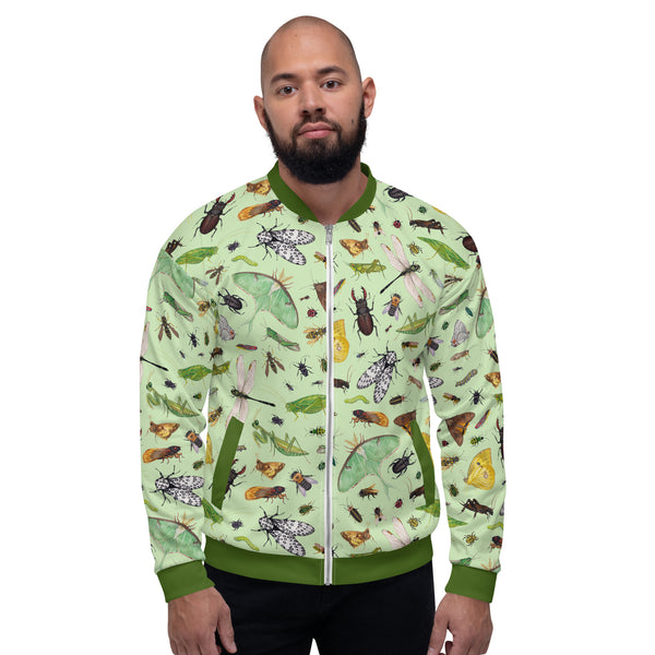 Insects (Green) Unisex Jacket