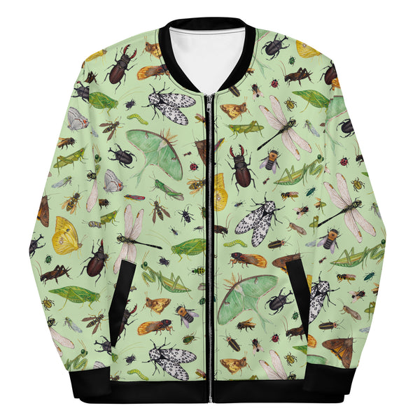Insects (Black) Unisex Jacket