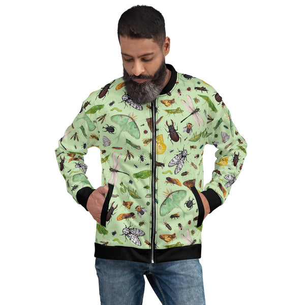 Insects (Black) Unisex Jacket