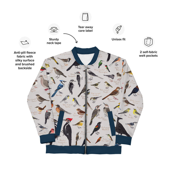 Backyard Birds (Eastern US) Unisex Jacket