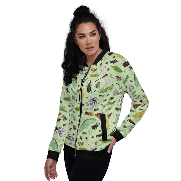 Insects (Black) Unisex Jacket