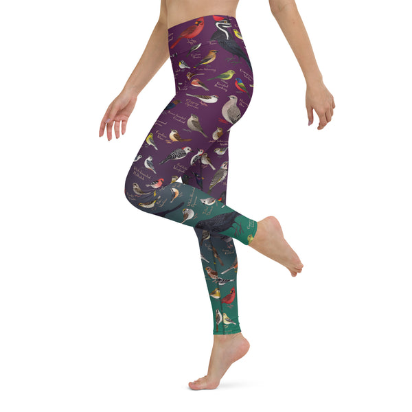 Backyard Birds (Eastern US) All-Over Print XS-XL Leggings