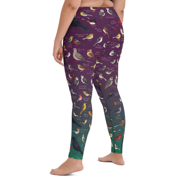 Backyard Birds (Eastern US) All-Over Print XS-XL Leggings