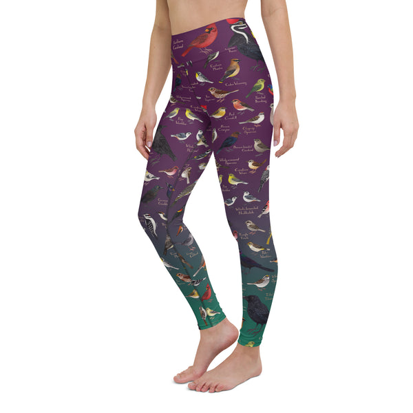 Backyard Birds (Eastern US) All-Over Print XS-XL Leggings