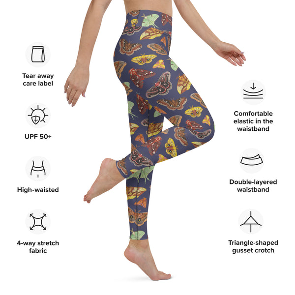 Moths All-Over Print XS-XL Leggings