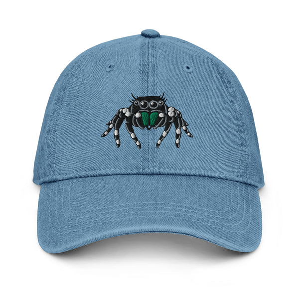Jumping Spider Denim Hat