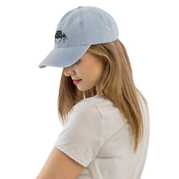 Jumping Spider Denim Hat