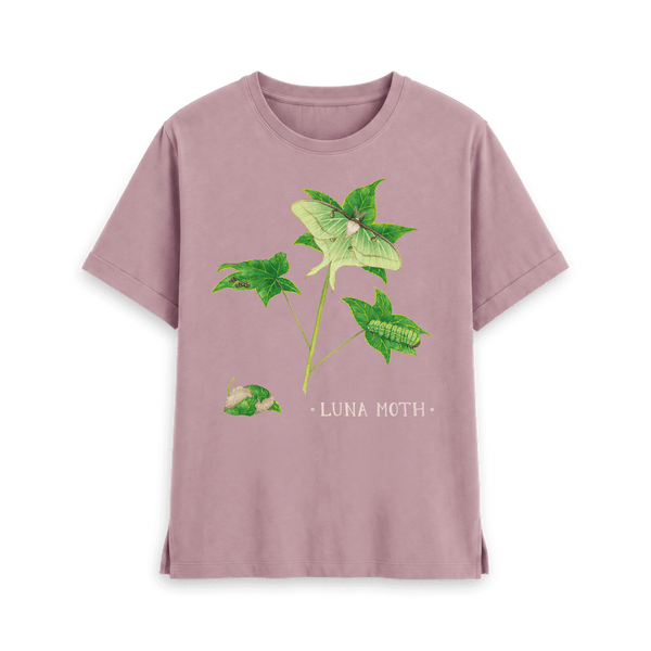 Mauve Printed T-shirt Front