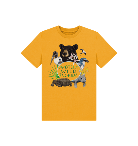 Mustard Protect Wild Florida Kids T-Shirt