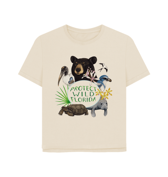 Oat Protect Wild Florida Women's Style Relaxed Fit T-Shirt