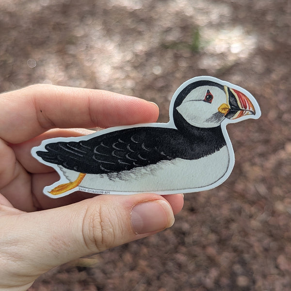 Atlantic Puffin Floating Vinyl Sticker