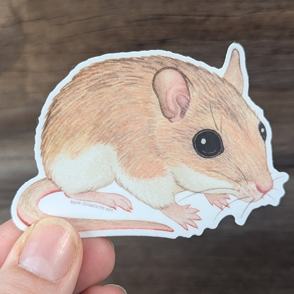 Southeastern Beach Mouse Vinyl Sticker
