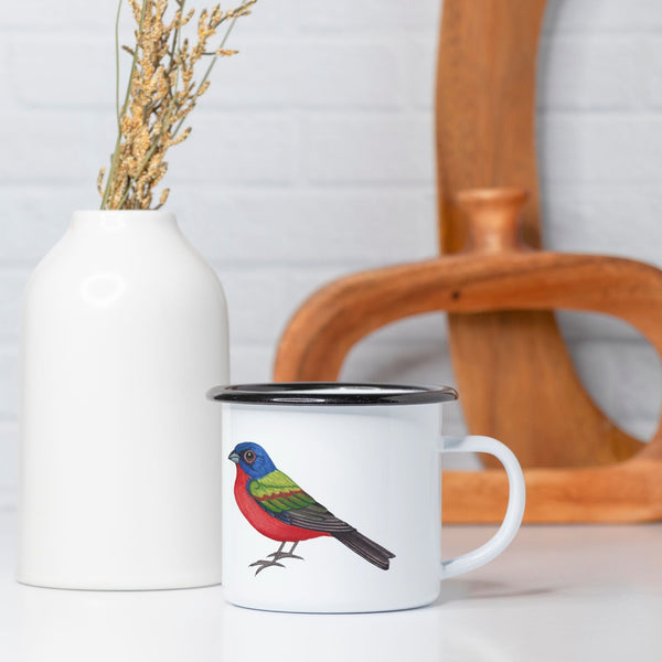 Painted Bunting 10 oz. Camp Mug