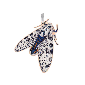 Giant Leopard Moth Ornament