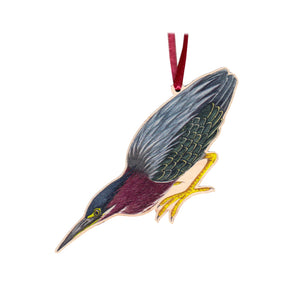 Green Heron Ornament