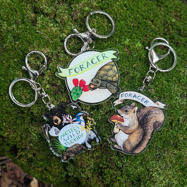 Protect Wild Florida Keychain