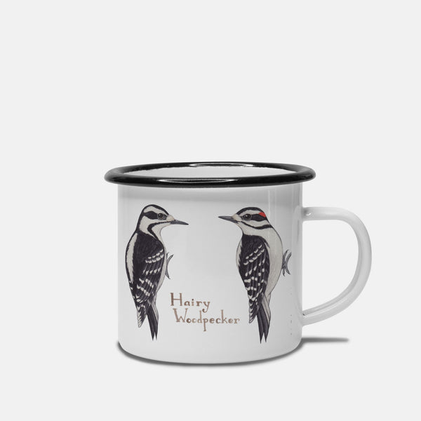 Downy & Hairy Woodpeckers 10 oz. Camp Mug