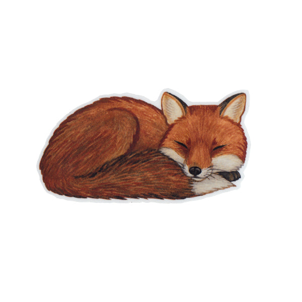 Red Fox Vinyl Sticker