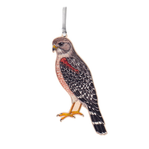 Red-shouldered Hawk Ornament