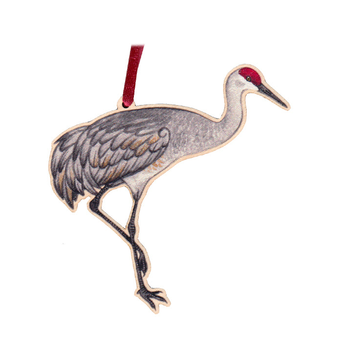 Sandhill Crane Ornament