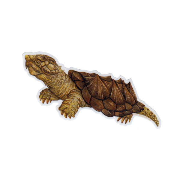 Suwannee Alligator Snapping Turtle Vinyl Sticker
