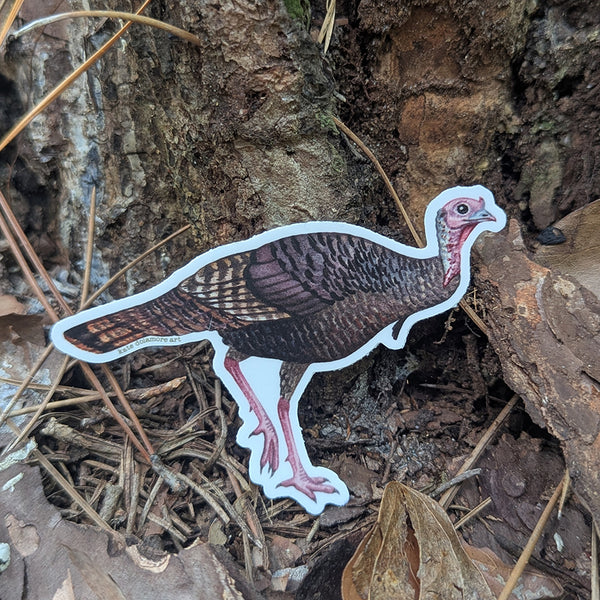 Wild Turkey Vinyl Sticker – Kate Dolamore Art