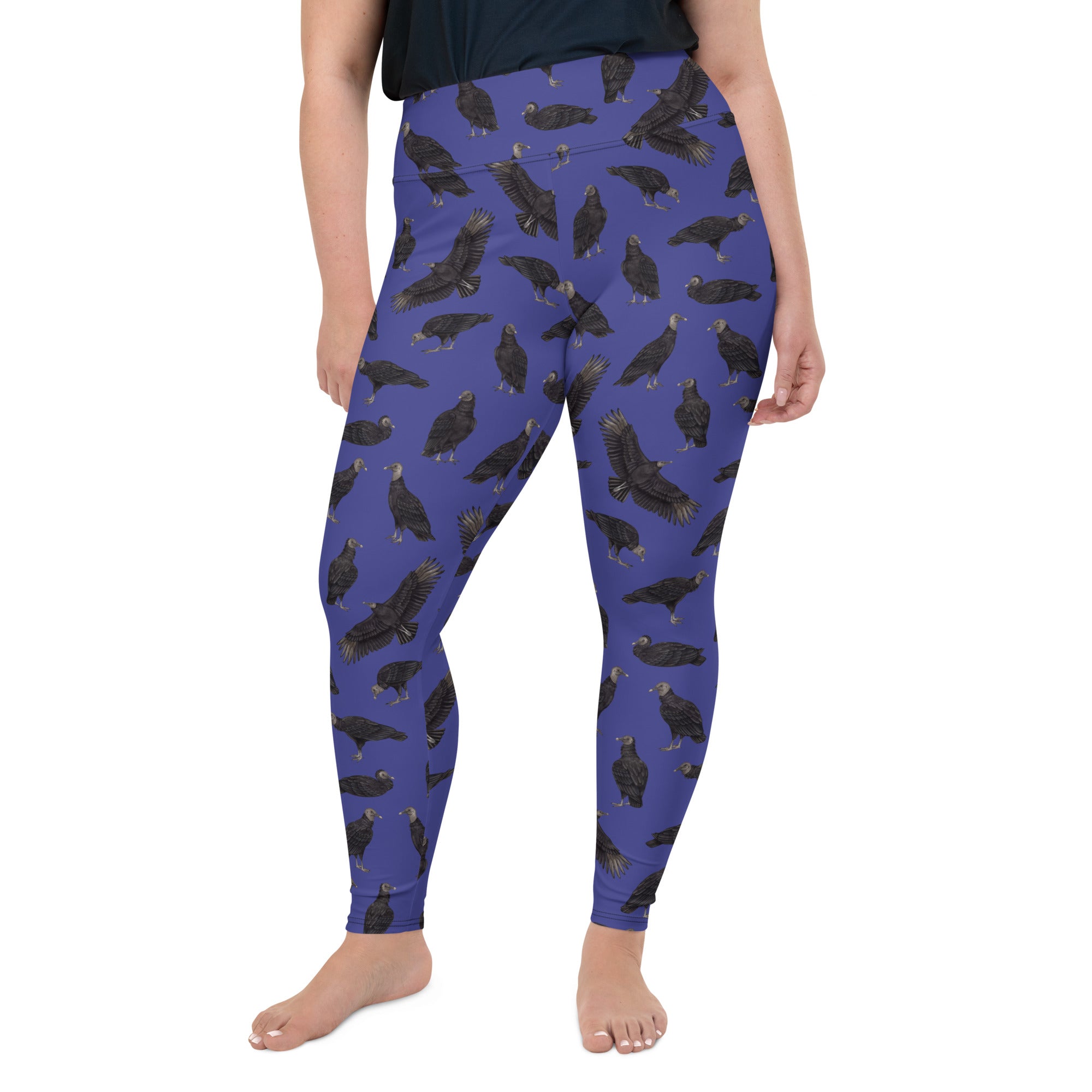 LuLaroe Leggings, purple, polyester/spandex blend, One size