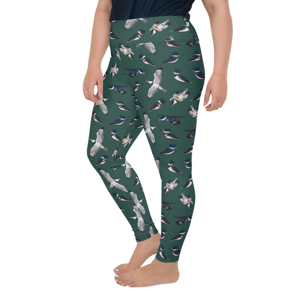 Belted Kingfisher All-Over Print 2XL-6XL Leggings