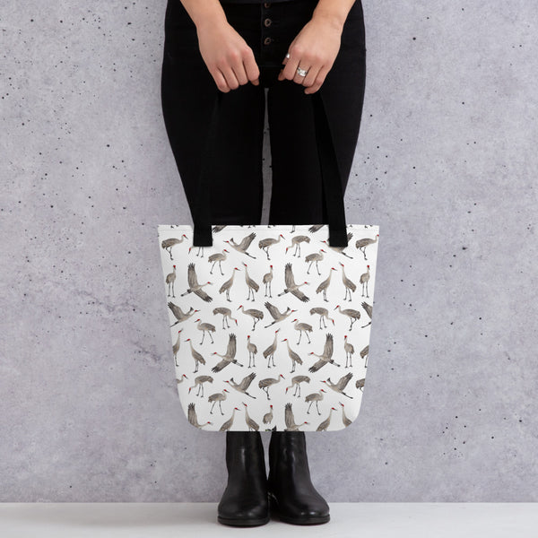 Sandhill Cranes Tote Bag