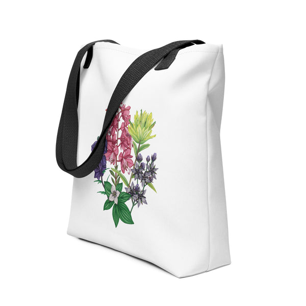 Alaska Wildflowers Tote Bag