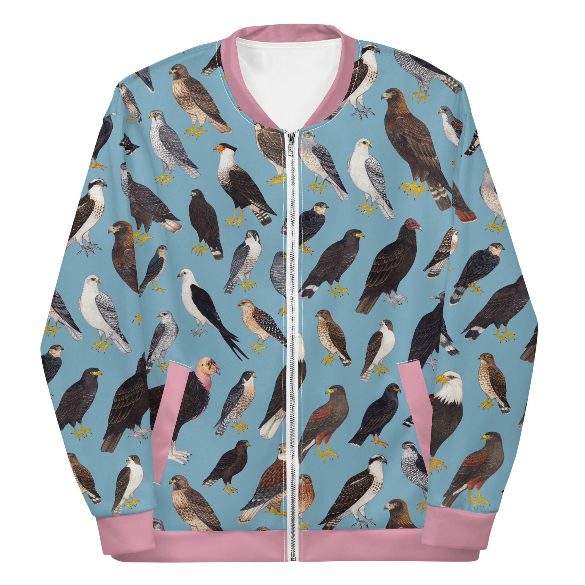 Raptors (Blue & Pink) Unisex Jacket