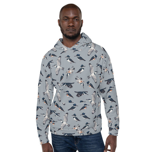 Belted Kingfisher Unisex Hoodie