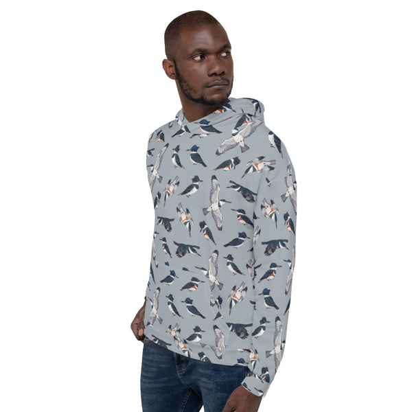 Belted Kingfisher Unisex Hoodie