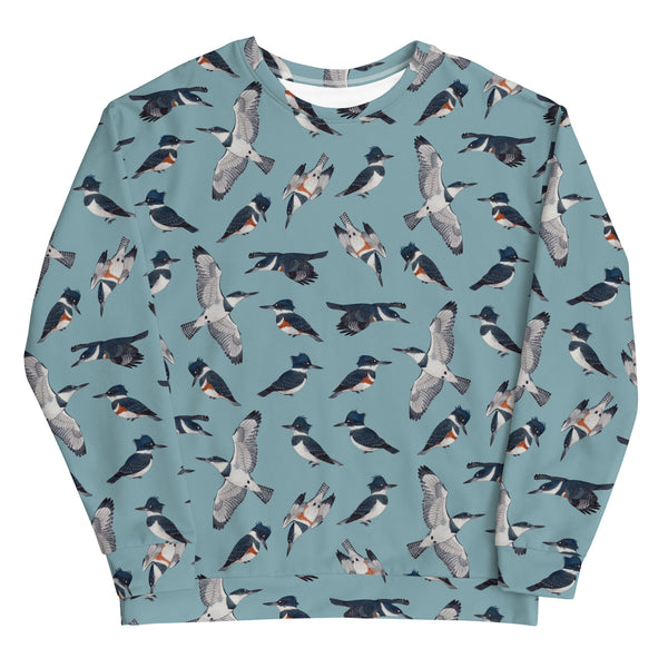 Belted Kingfisher Unisex Sweatshirt