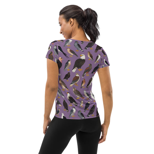 Raptors All-Over Print Women's Athletic T-shirt