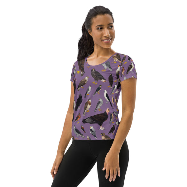 Raptors All-Over Print Women's Athletic T-shirt