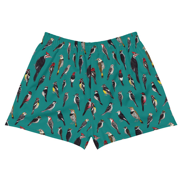 Woodpeckers Femme Recycled Athletic Shorts