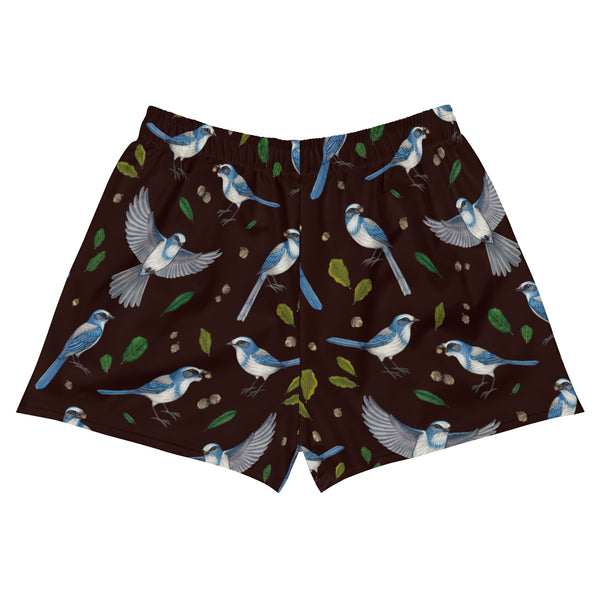 Florida Scrub-Jay Femme Recycled Athletic Shorts