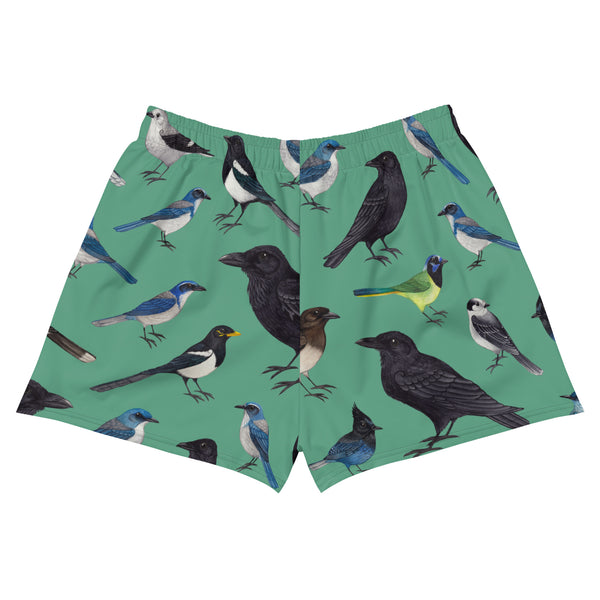 Corvids Femme Recycled Athletic Shorts