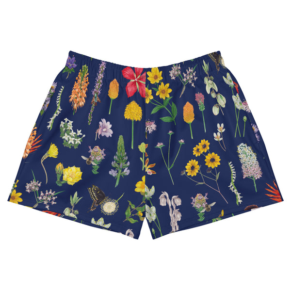 Florida Wildflowers (2022) Femme Recycled Athletic Shorts