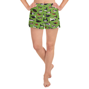Ducks Femme Recycled Athletic Shorts – Kate Dolamore Art