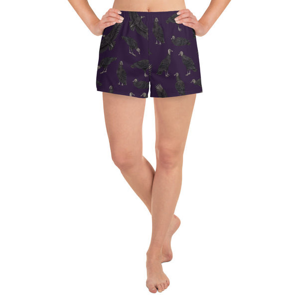 Black Vultures Femme Recycled Athletic Shorts