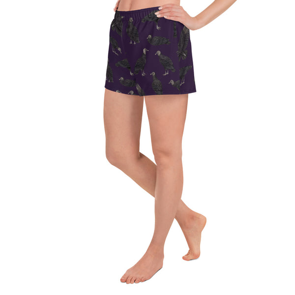 Black Vultures Femme Recycled Athletic Shorts