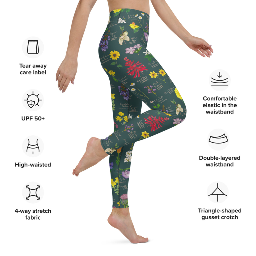 Florida Wildflowers (2023) All-Over Print XS-XL Leggings – Kate